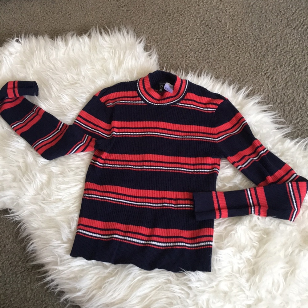 🍀H&M stripe top!🍀